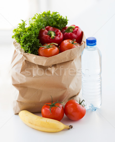 Foto stock: Bolsa · hortalizas · agua · cocina · dieta