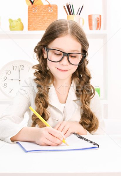 elementary school student Stock photo © dolgachov