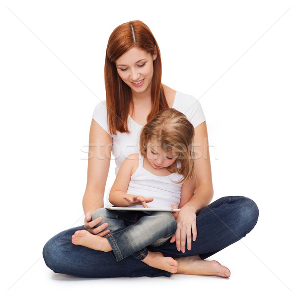 Heureux mère petite fille enfance [[stock_photo]] © dolgachov