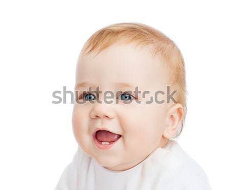 smiling little baby Stock photo © dolgachov