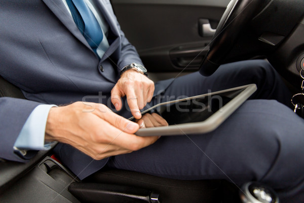 Jeune homme conduite voiture transport [[stock_photo]] © dolgachov