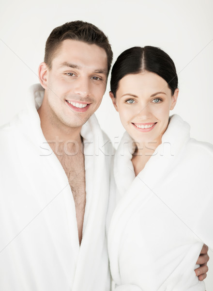 couple in spa Stock photo © dolgachov