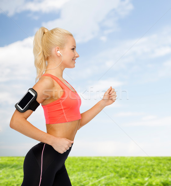 Foto stock: Mulher · corrida · esportes