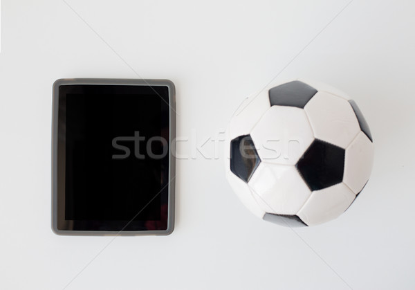 Calcio soccer ball sport tecnologia Foto d'archivio © dolgachov