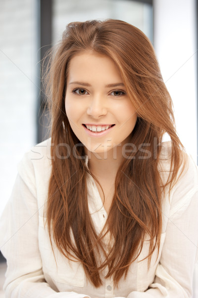 happy and smiling woman Stock photo © dolgachov