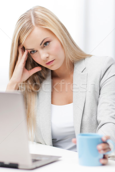 bored and tired woman Stock photo © dolgachov