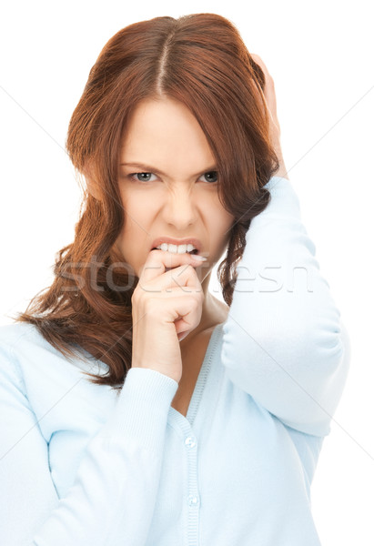 unhappy woman Stock photo © dolgachov