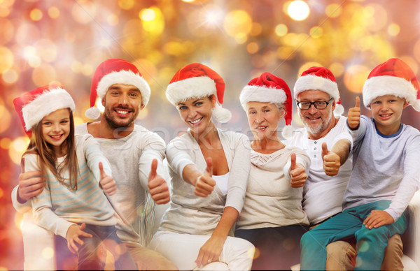 family santa hats