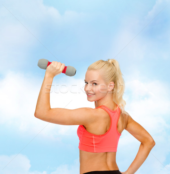 Jóvenes deportivo mujer luz fitness Foto stock © dolgachov