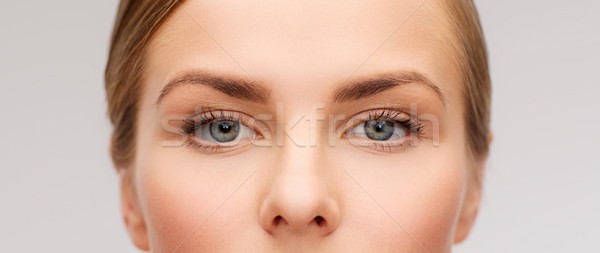 face of beautiful woman Stock photo © dolgachov