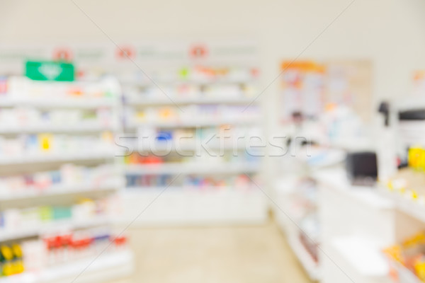 pharmacy or drugstore room background Stock photo © dolgachov