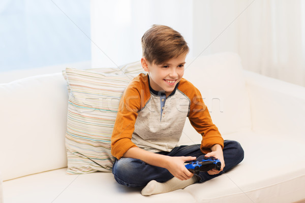 Joystick spielen Videospiel home Freizeit Stock foto © dolgachov
