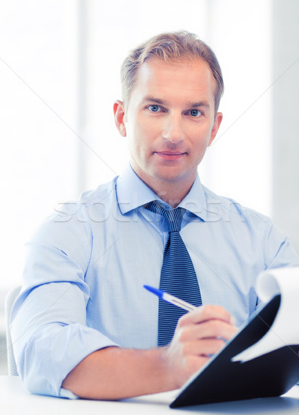 businessman taking employment inteview Stock photo © dolgachov