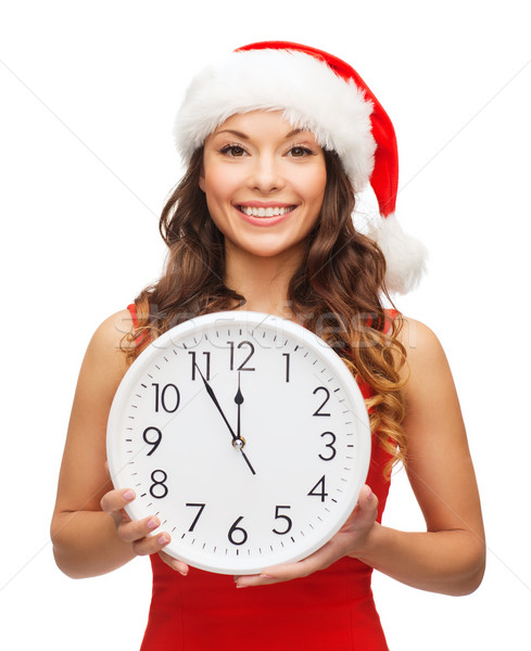 Foto stock: Mujer · ayudante · sombrero · reloj