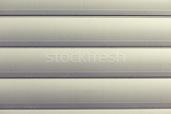 Aluminium metal garaż drzwi tle Zdjęcia stock © dolgachov