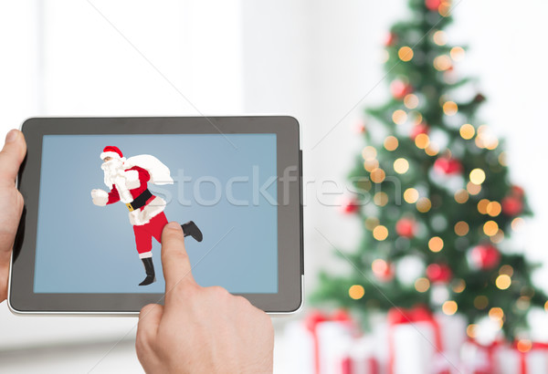 Stockfoto: Handen · kerstman · christmas · vakantie