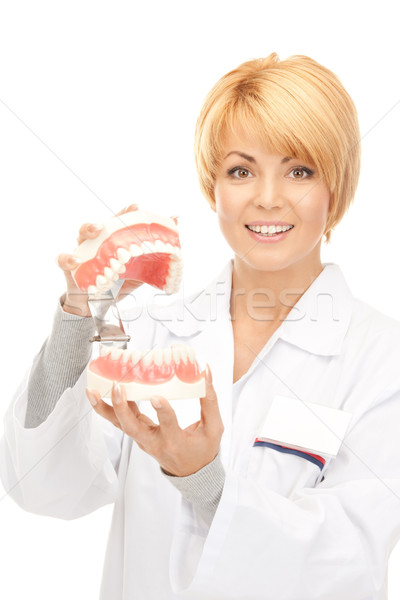 Medic imagine femeie medicină dentist Imagine de stoc © dolgachov