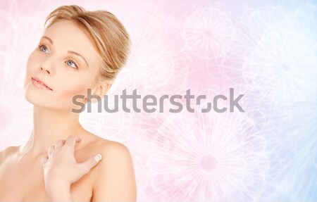 sexy woman in transparent dress Stock photo © dolgachov