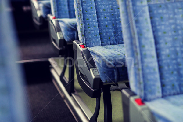 travel bus interior and seats Stock photo © dolgachov