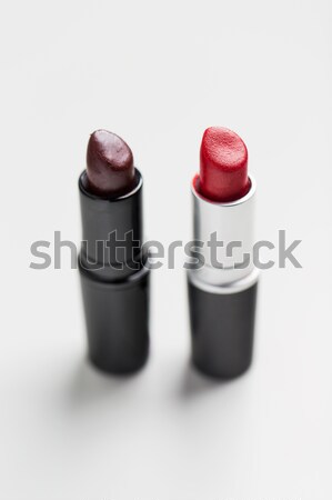 close up of two open lipsticks Stock photo © dolgachov