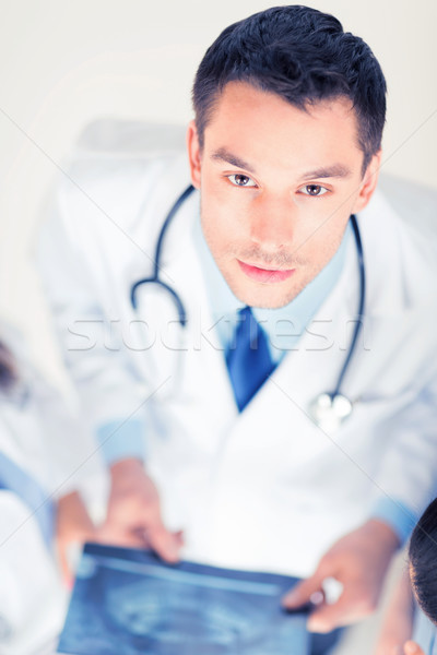 male doctor with x-ray Stock photo © dolgachov