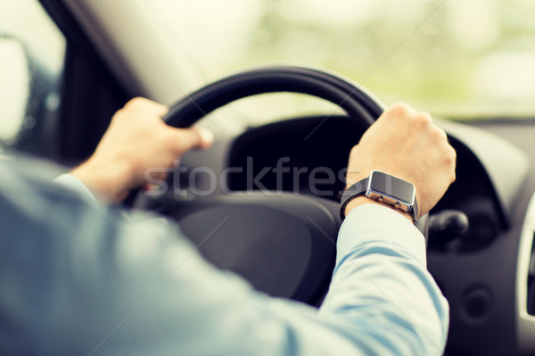 Homem condução carro transporte Foto stock © dolgachov