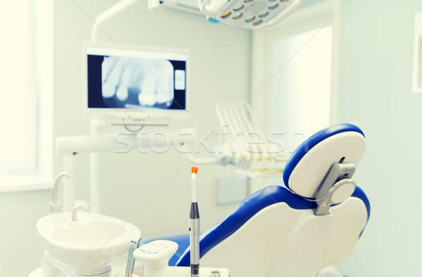 Interieur nieuwe moderne tandheelkundige kliniek kantoor Stockfoto © dolgachov