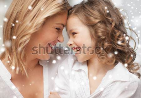 Casal amor quadro branco homem feliz Foto stock © dolgachov