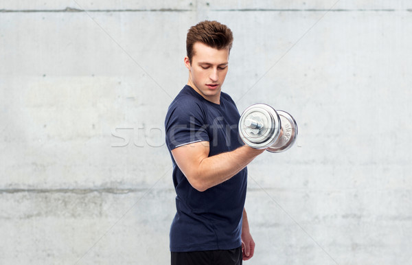 男子 肌肉 運動 健身 商業照片 © dolgachov