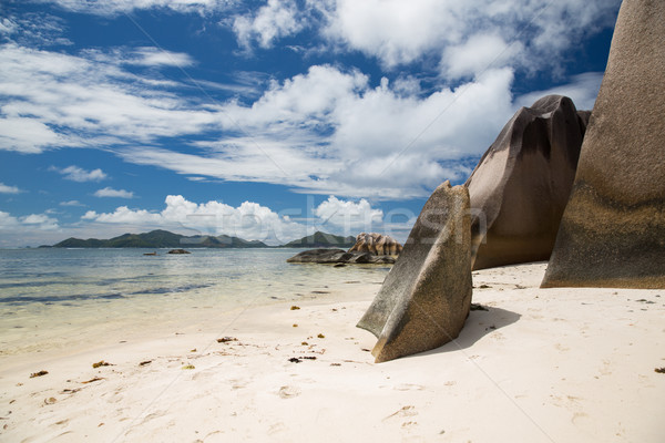Foto d'archivio: Rocce · Seychelles · isola · spiaggia · indian · Ocean