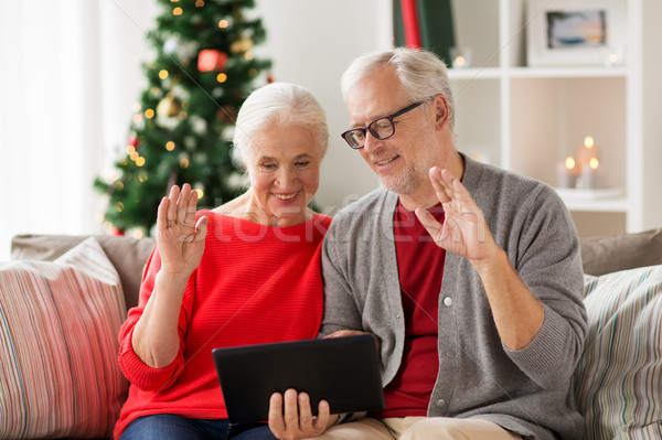 ストックフォト: 幸せ · クリスマス · 休日 · 通信