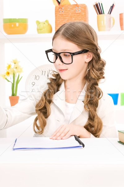 elementary school student Stock photo © dolgachov