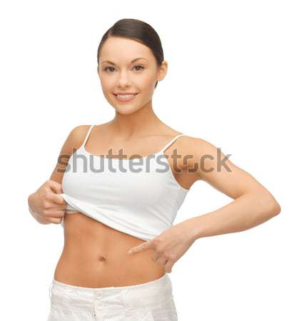 Verführerisch Frau Shirt Höschen Bild sexy Stock foto © dolgachov