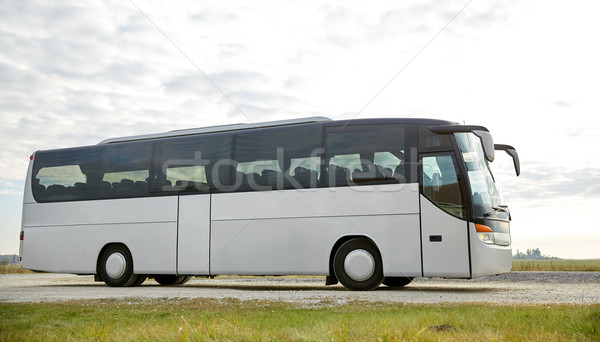 Tour bus rijden buitenshuis reizen toerisme Stockfoto © dolgachov