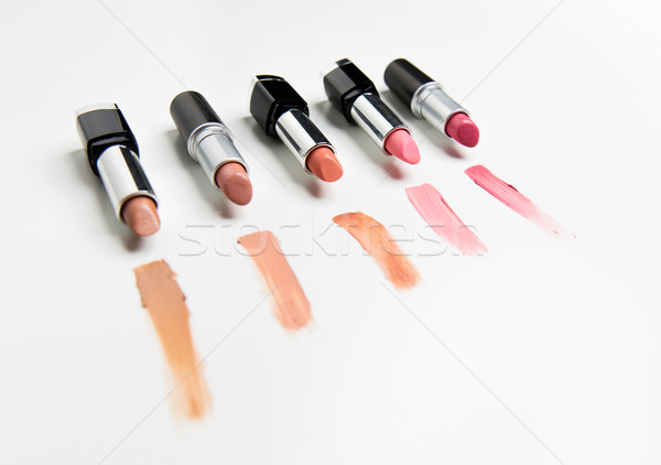 close up of lipsticks range Stock photo © dolgachov