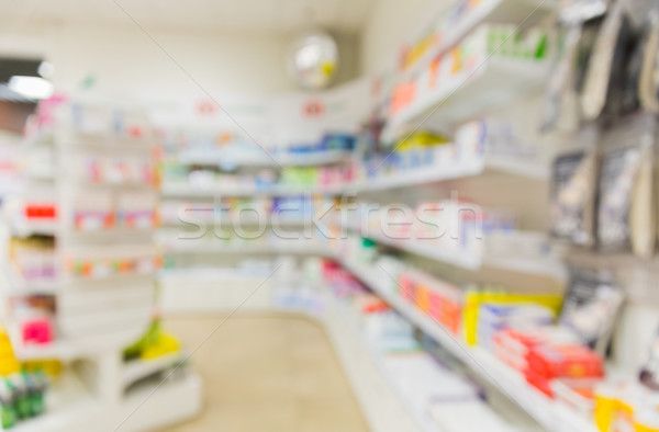 Farmacie farmacie cameră medicină neclara Imagine de stoc © dolgachov