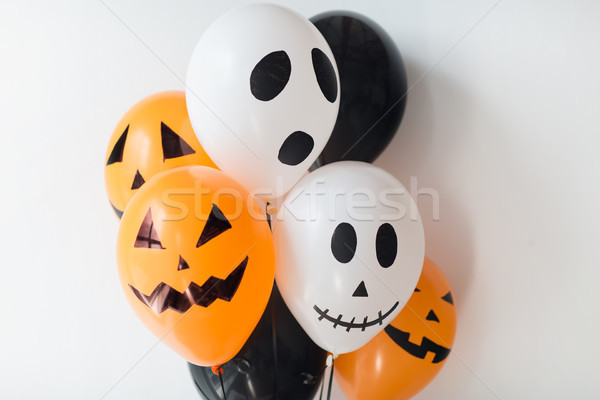scary air balloons decoration for halloween party Stock photo © dolgachov