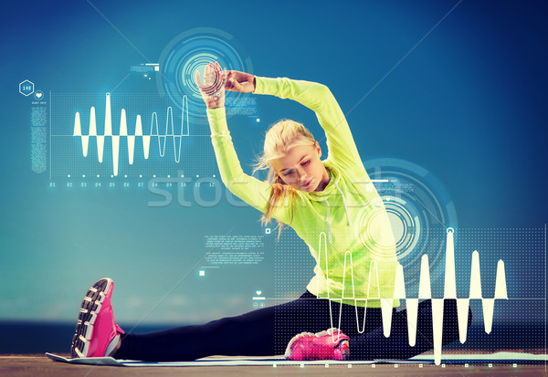 Femme sport extérieur sport mode de vie fille [[stock_photo]] © dolgachov