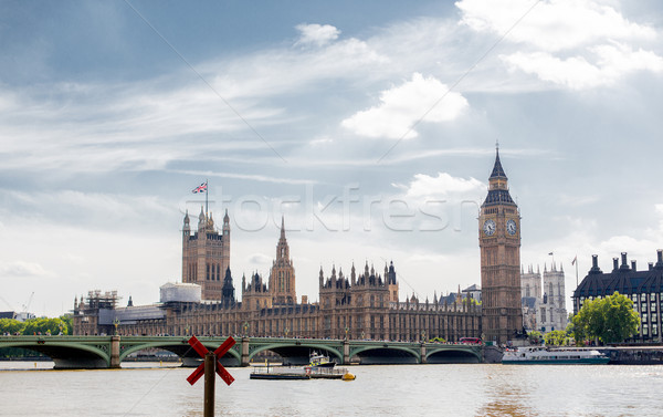 Angleterre Londres thames rivière Voyage [[stock_photo]] © dolgachov