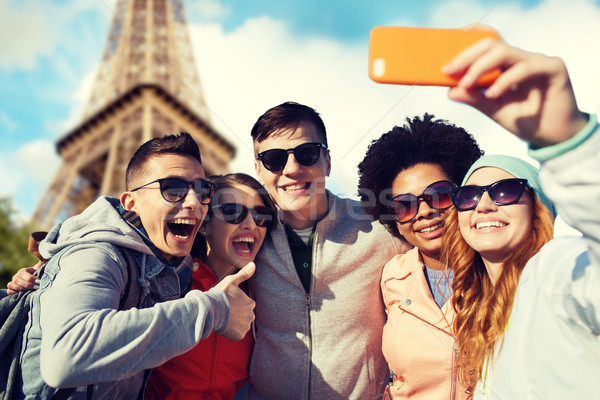 Foto stock: Sonriendo · amigos · toma · personas · viaje