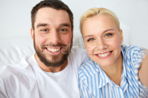 Stockfoto: Gelukkig · paar · home · familie · mensen