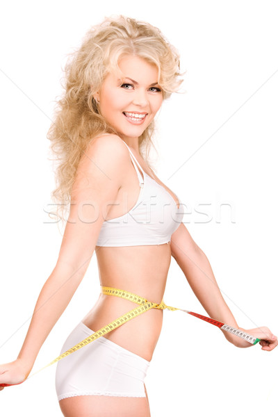 Foto stock: Jóvenes · mujer · hermosa · blanco · mujer · sexy