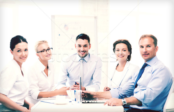 business team having meeting in office Stock photo © dolgachov