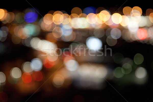 colorful bright lights on dark night background Stock photo © dolgachov