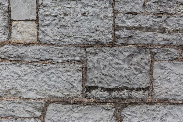 close up of old brick or stone wall background Stock photo © dolgachov