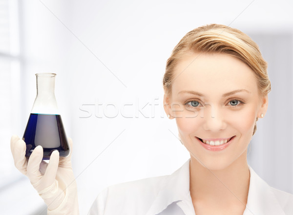 Femenino químico bombilla productos químicos Foto Foto stock © dolgachov