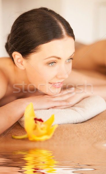 Stock photo: woman in spa