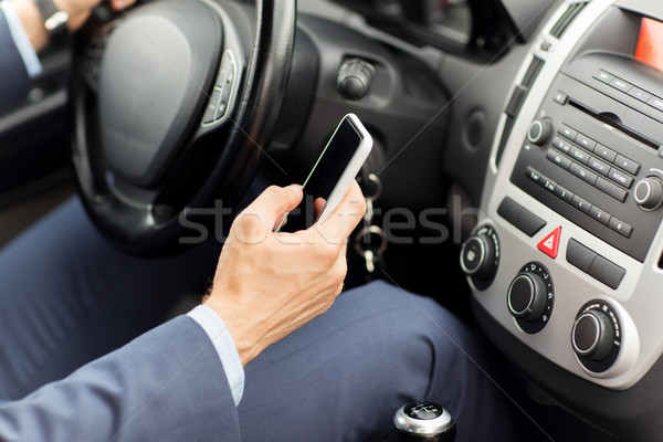 Homem mão condução carro Foto stock © dolgachov