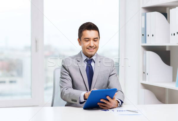 Souriant affaires bureau affaires éducation [[stock_photo]] © dolgachov