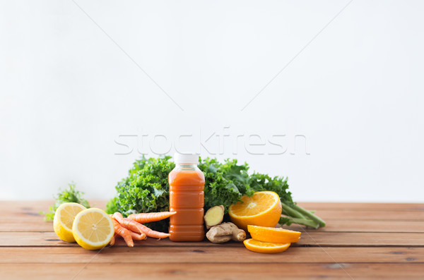 Bouteille fruits légumes alimentaire [[stock_photo]] © dolgachov